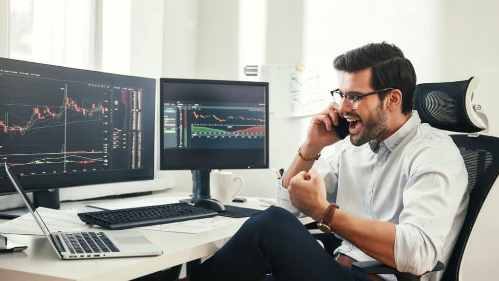 happy bearded businessman or trader in formalwear and eyeglasses e1667143257261 1